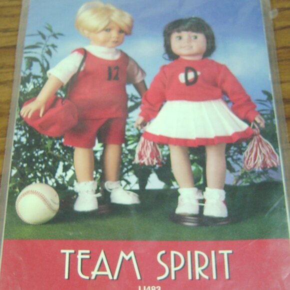 Lot of 3 Indygo Junction 18" doll clothes patterns--unused - Picture 4 of 4